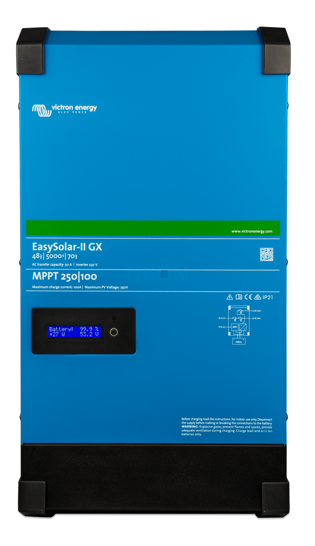 Victron EasySolar-II GX 48V - 5000VA - 70-50A - MPPT 250/100